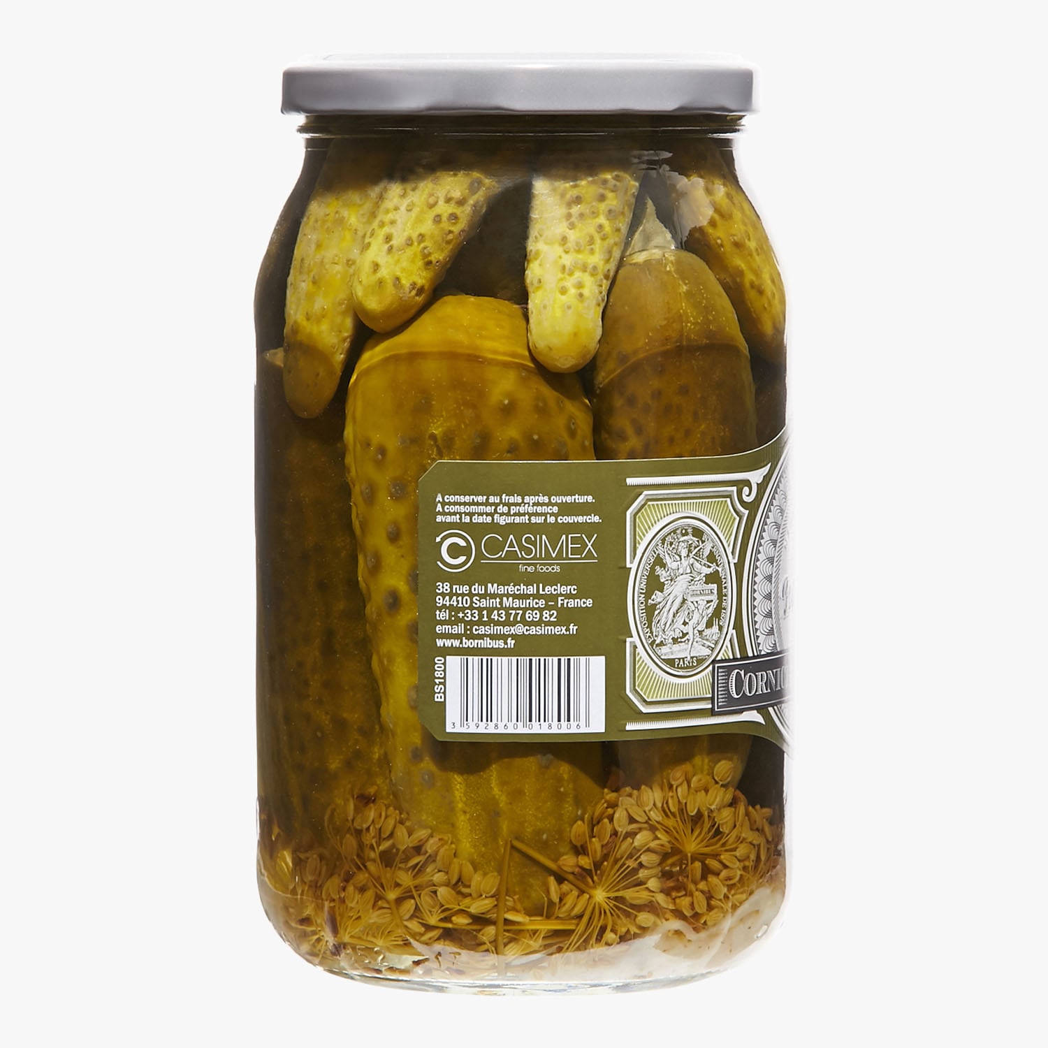 Cornichons aigredoux Bornibus