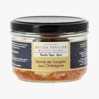 Terrine de sanglier aux ch&acirc;taignes Maison Papillon