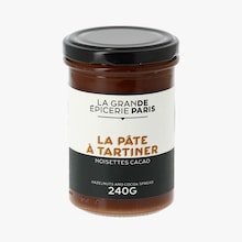 La pâte à tartiner noir noisettes La Grande Épicerie de Paris