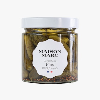 Cornichons fins - 100  % français Maison Marc