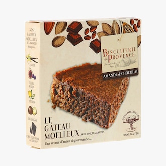 G&acirc;teau aux amandes et chocolat sans gluten Biscuiterie de Provence