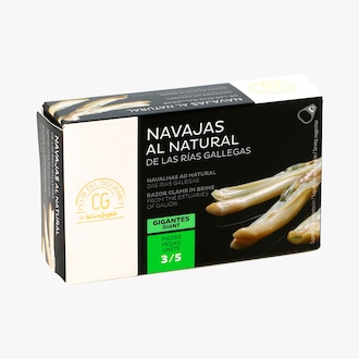 Couteaux au naturel des rias galiciennes - Géants El Corte Inglés - Club del Gourmet