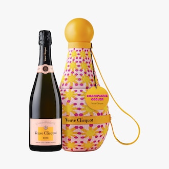 Champagne Veuve Clicquot, Ros&eacute;, brut, avec Champagne Cooler* Veuve Clicquot