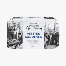 Petites sardines à l'huile d'olive et au piment d'Espelette Maison Arosteguy