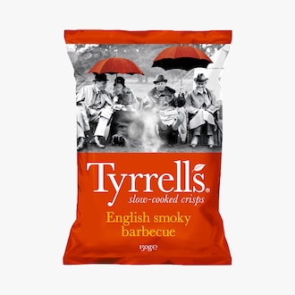 Chips de pommes de terre saveur barbecue fumé Tyrrells