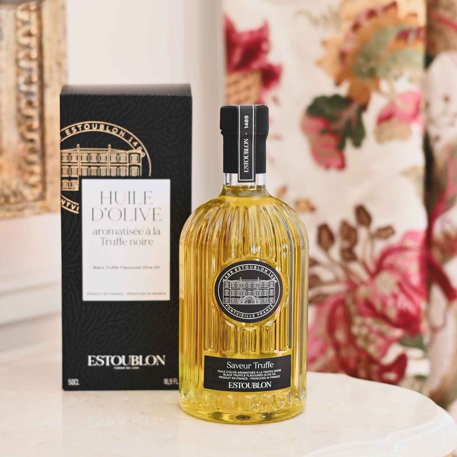 Huile d'olive aromatisée à la truffe noire - Préparation culinaire Château d'Estoublon