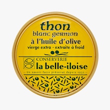 Thon blanc germon à l'huile d'olive vierge extra Conserverie la Belle-Iloise