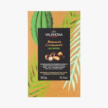 Coffret amandes et noisettes enrobées de chocolat noir, lait et Dulcey Valrhona