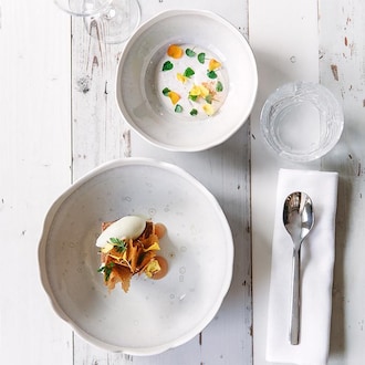 Pommes fondantes au gingembre, fleurs de printemps, , hi-res title=Pommes fondantes au gingembre, fleurs de printemps, 