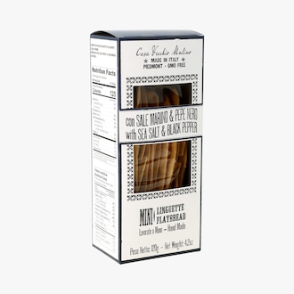 Mini linguette au sel de mer et poivre noir Casa Vecchio Mulino
