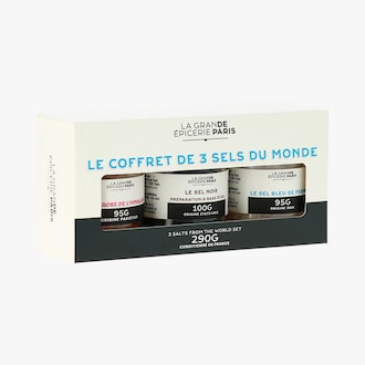 Le coffret de 3 sels du monde La Grande Épicerie de Paris