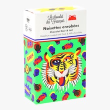 Noisettes enrobées de chocolat noir et lait Le Chocolat des Français