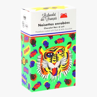Noisettes enrobées de chocolat noir et lait Le Chocolat des Français