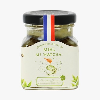 Pr&eacute;paration &agrave; base de miel et de poudre de matcha Les Abeilles de Malescot