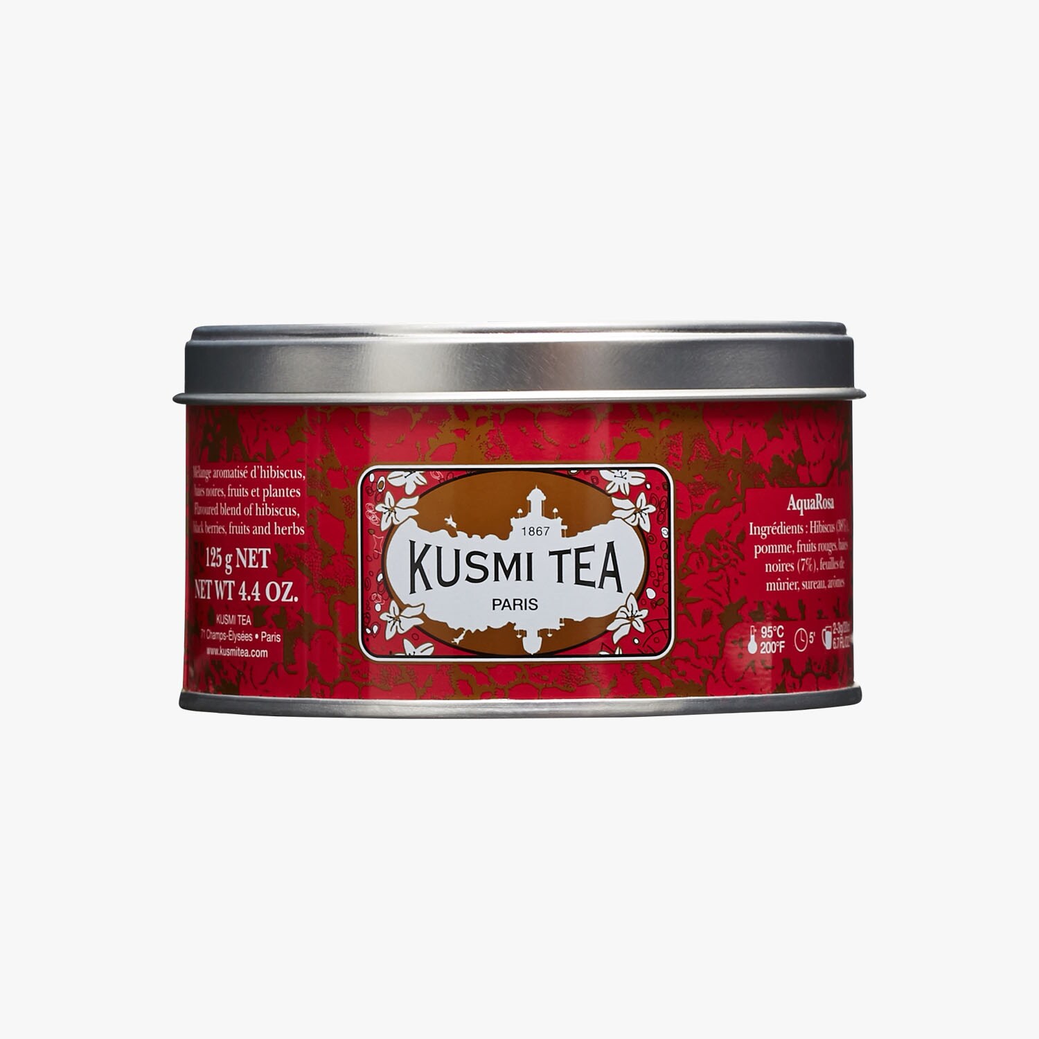 Aqua Rosa boîte métal Kusmi Tea