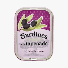 Boîte de sardines à la tapenade Conserverie la Belle-Iloise