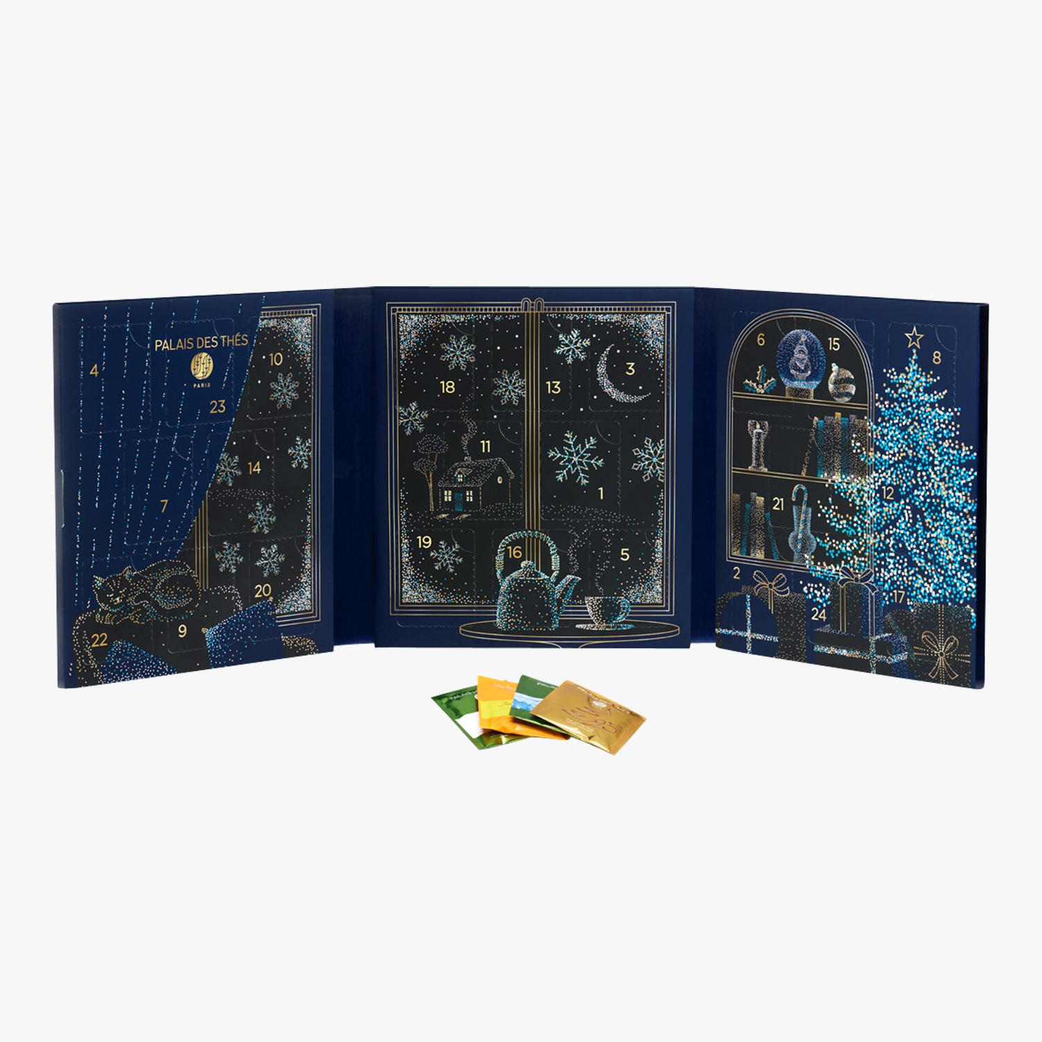 Calendrier de l'Avent - 24 jours de thé et infusion Palais des Thés