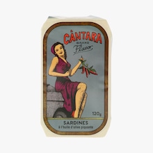 Sardines &agrave; l'huile d'olive piquante Cantara