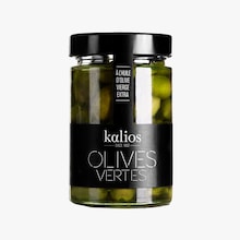 Olives vertes à l'huile d'olive vierge extra Kalios