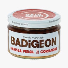 Marinade harissa, persil et coriandre Badigeon