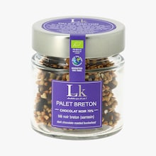 Palet breton chocolat noir 70 % blé noir breton et sarrasin Laurent K