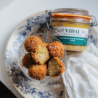 Les cromesquis de foie gras null