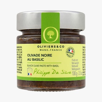 Olivade noire au basilic Oliviers & Co