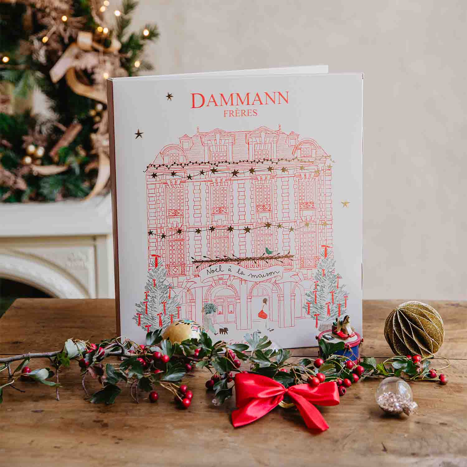 Calendrier de l&rsquo;Avent - No&euml;l &agrave; la maison Dammann Fr&egrave;res