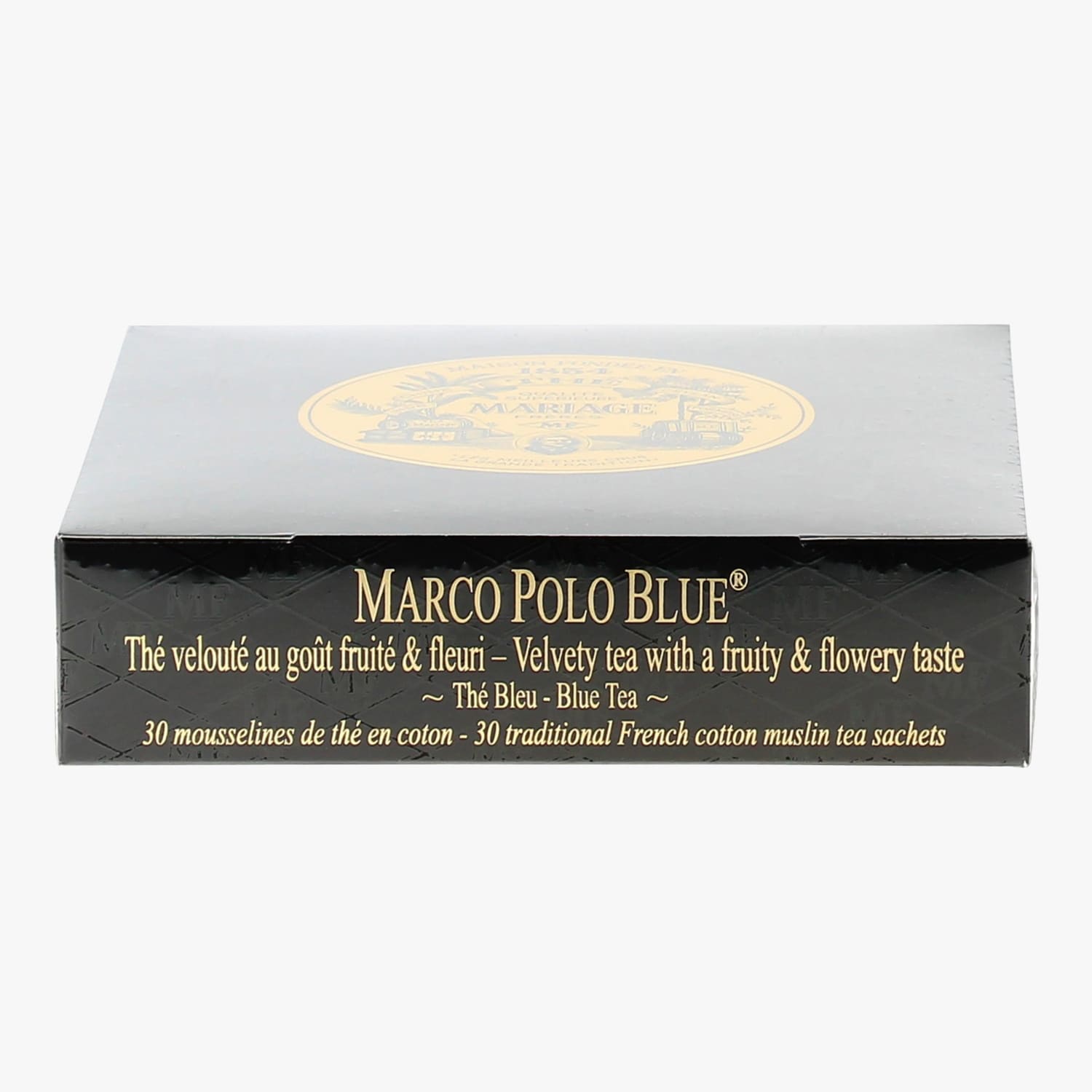 Marco Polo Blue Velvety Tea - 30 muslin teabags - Mariage Frères
