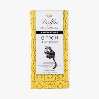 Chocolat noir - Citron & gingembre Dolfin