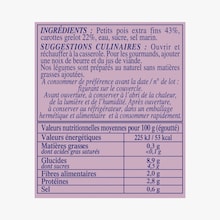 Petits Pois extra fins et mini Carottes dites Parisiennes Gillet Contres