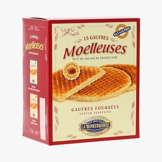 Gaufres fourr&eacute;es saveur vergeoise La Dunkerquoise