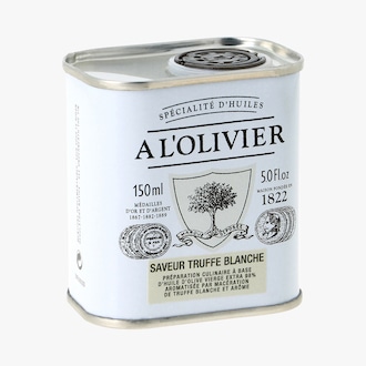Préparation à base d’huile d’olive et de truffe blanche A l'Olivier