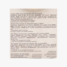 Cookies bio citron de Menton IGP & amande Biscuiterie de Provence