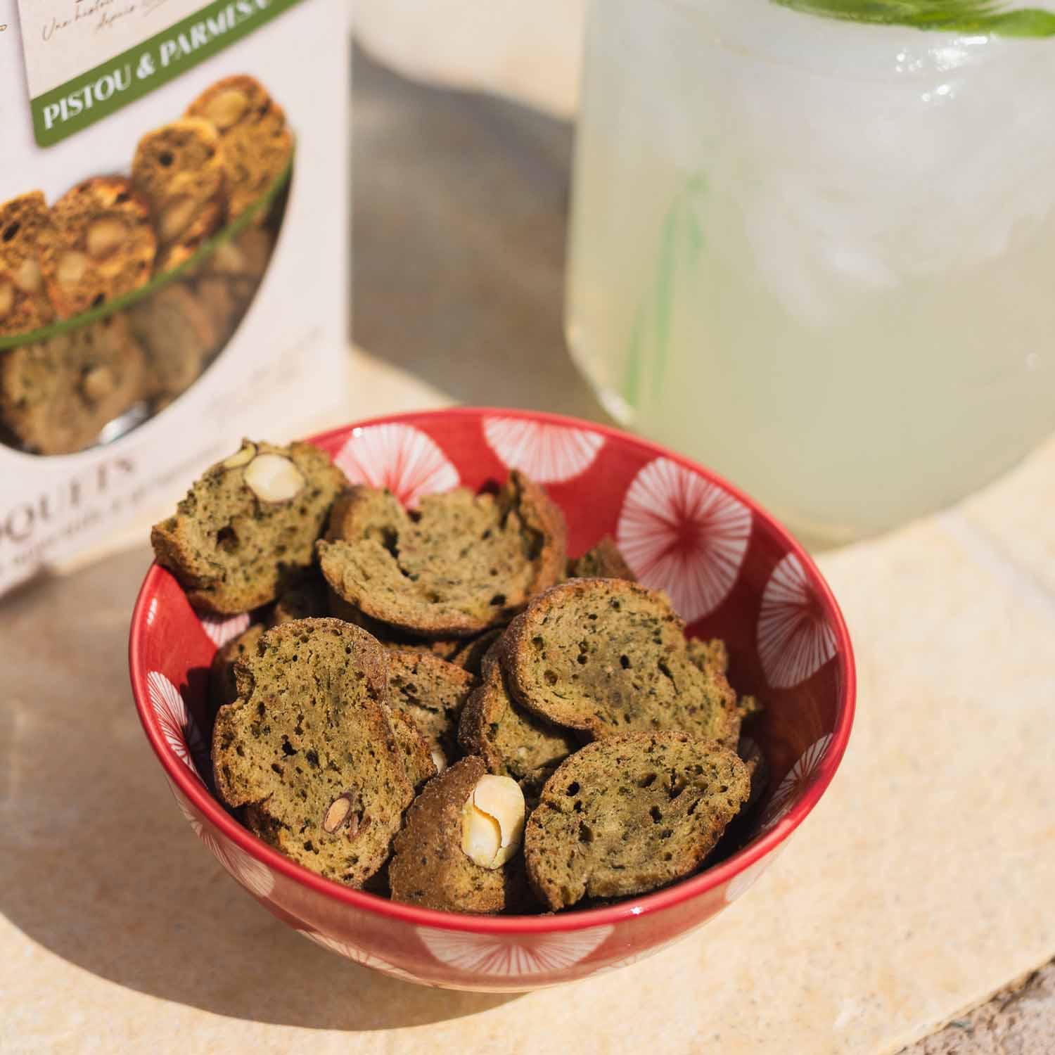 Les croquets, pistou et parmesan AOP Biscuiterie de Provence