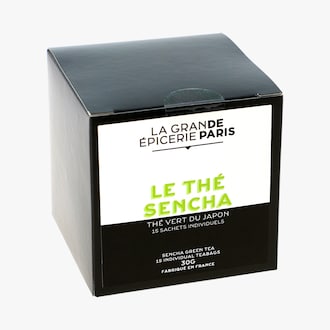 Le thé Sencha - thé vert du Japon 15 sachets individuels La Grande Épicerie de Paris