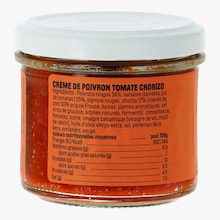 Cr&egrave;me de poivron tomate chorizo Les Ni&ccedil;ois