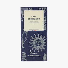 Tablette de chocolat au lait craquant Maison Bocuse