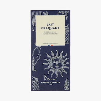 Tablette de chocolat au lait craquant Maison Bocuse