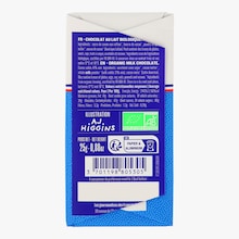 Tablette chocolat au lait tendre 41 % cacao biologique Le Chocolat des Fran&ccedil;ais