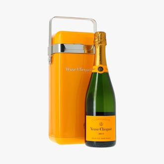 Champagne Veuve Clicquot Cooler, Carte Jaune, brut, sous coffret glacière Veuve Clicquot