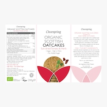Biscuits d'avoine biologique - tomates séchées au soleil & herbes aromatiques Clearspring