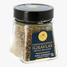 Composition d'épices pour gravlax - Goût nordique Maison Alexis Lepers