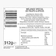 Confiture de No&euml;l - M&eacute;lange sp&eacute;cial de fruits & &eacute;pices Tiptree - Wilkin & Sons