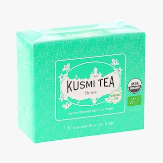 Th&eacute; D&eacute;tox - 20&nbsp;sachets mousseline Kusmi Tea