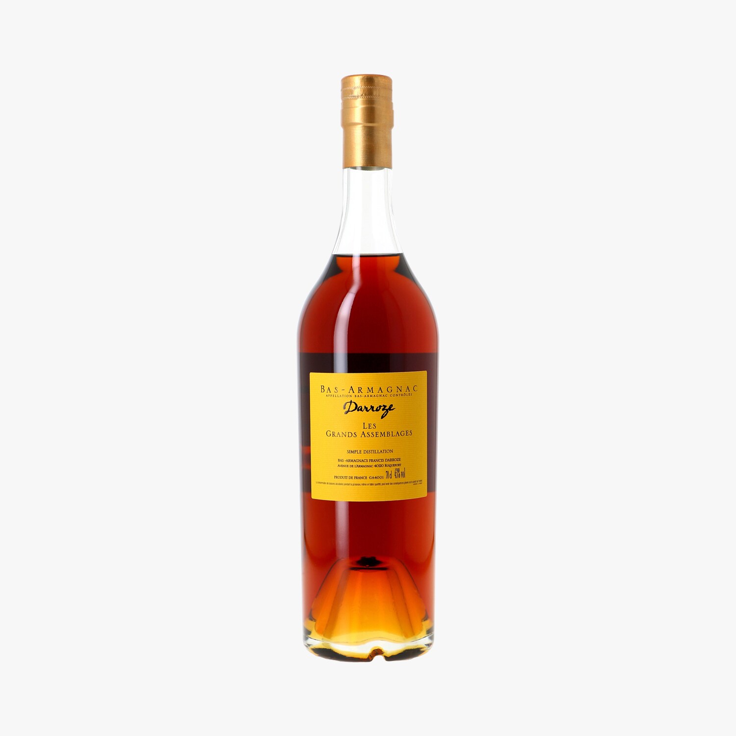 Darroze Armagnacs, Les Grands Assemblages, AOC Bas Armagnac, 40