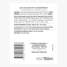 Le jus de raisin Chardonnay de Bourgogne La Grande Épicerie de Paris
