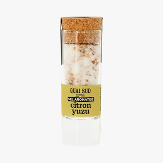 Sel aromatis&eacute; citron saveur yuzu - Pr&eacute;paration culinaire Quai Sud