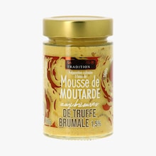 Mousse de moutarde aux brisures de truffe brumale et ar&ocirc;me - Pr&eacute;paration culinaire Savor & Sens