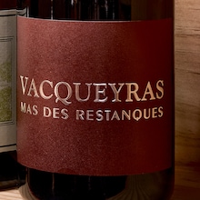 Mas des Restanques, AOP Vacqueyras, 2022, biologique Mas des Restanques